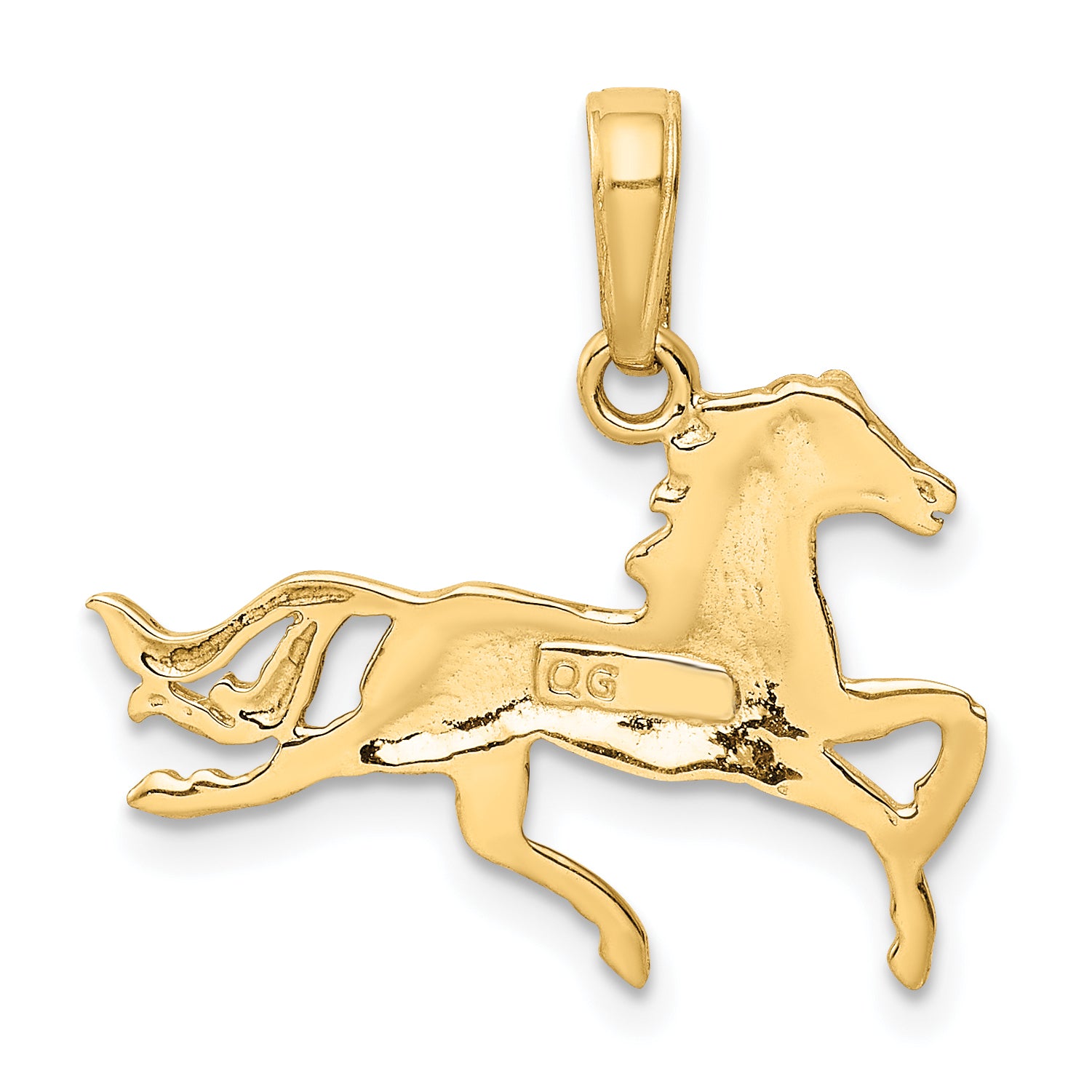 10K Horse Pendant