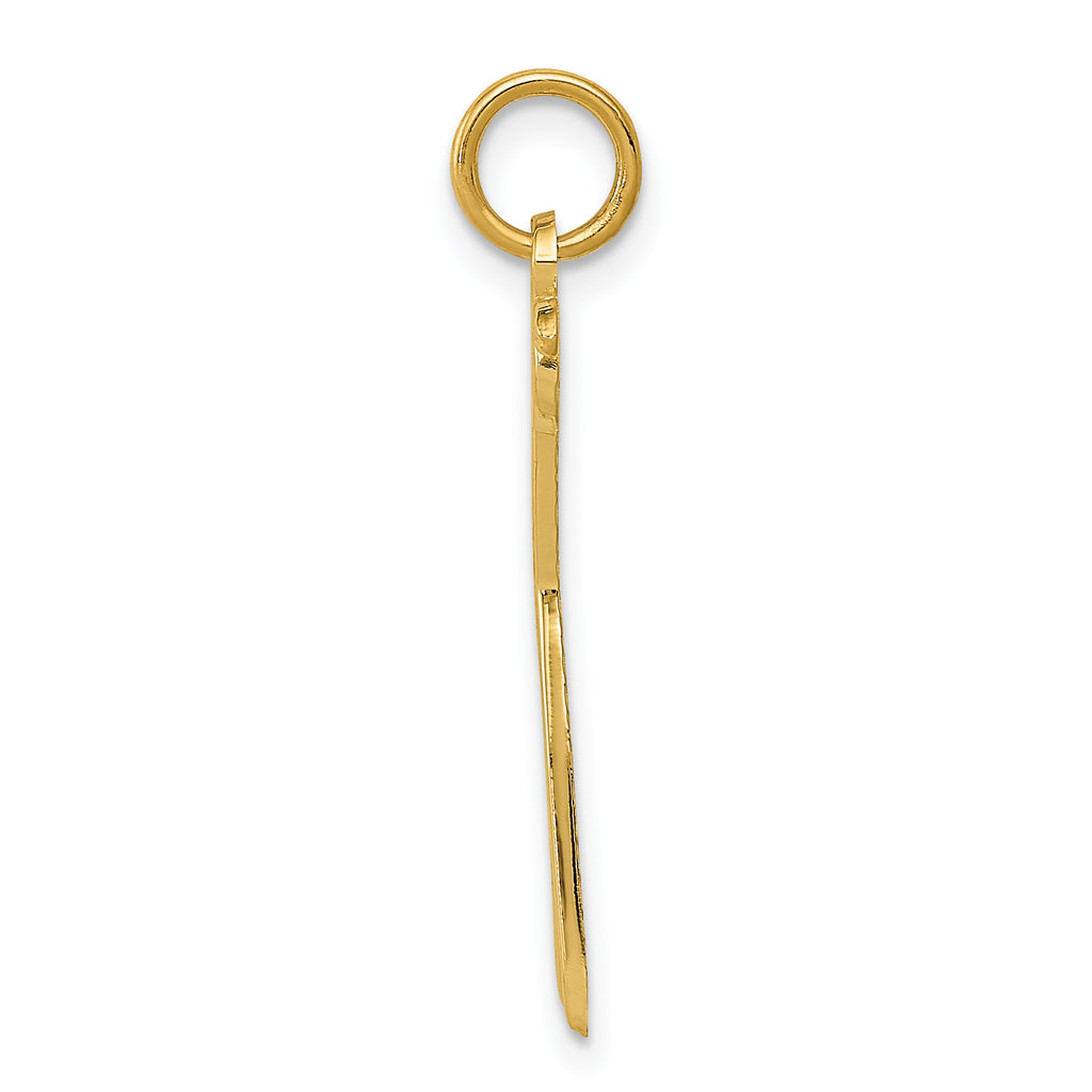 10k Scissors Charm