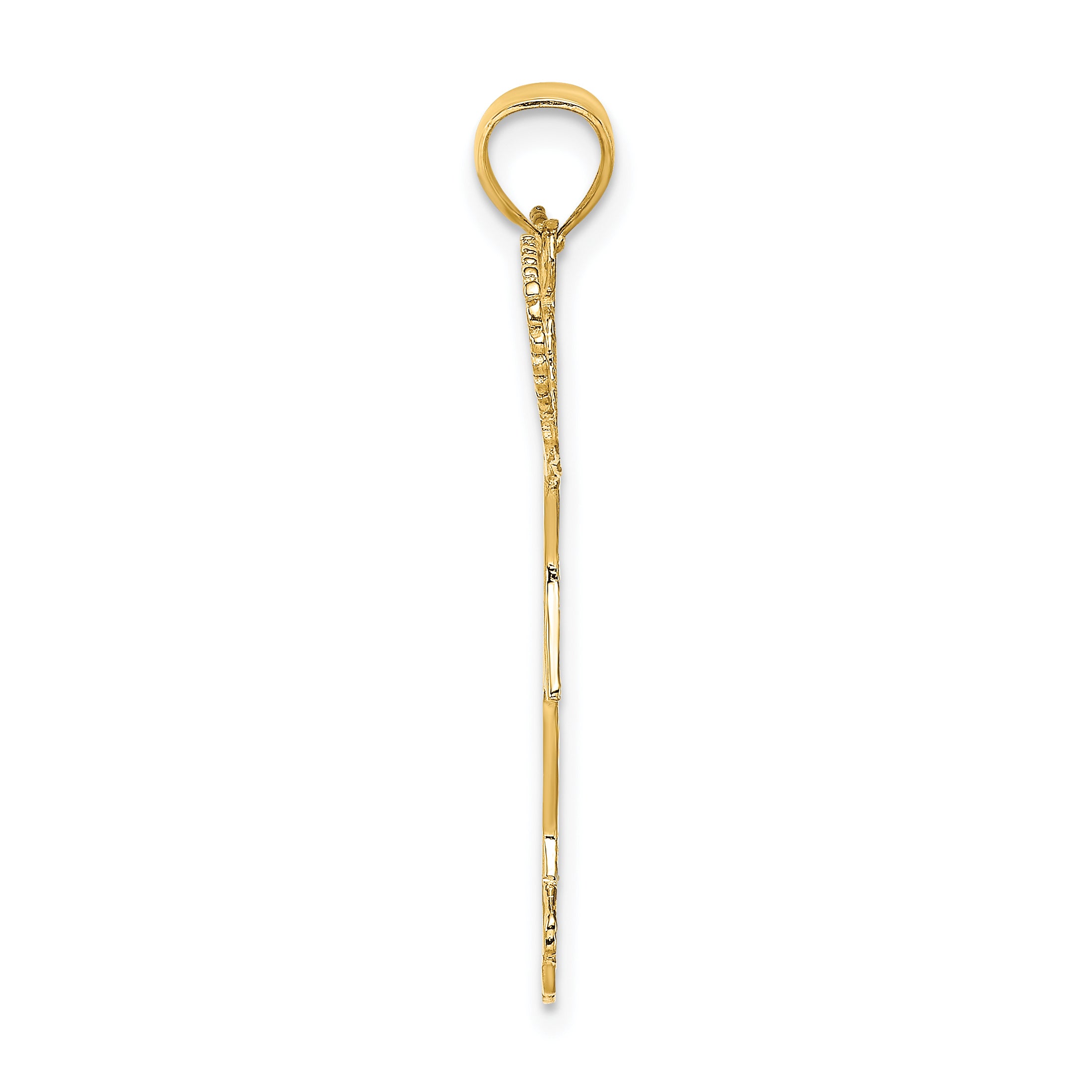 10k Cheerleader w/Pom-Poms Charm Secondary image