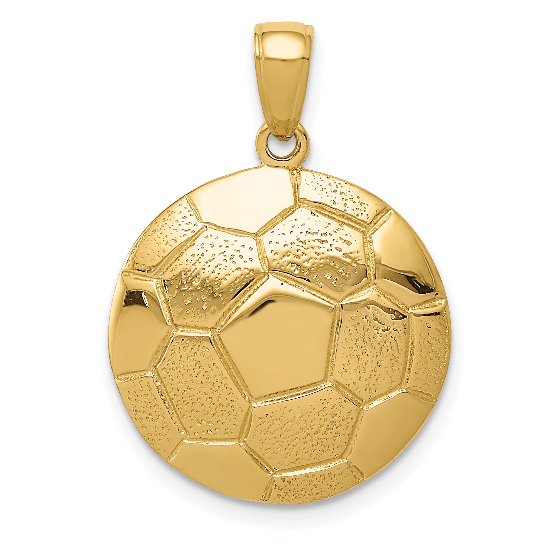 10k Soccer Ball Pendant Main image