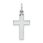 10k White Gold Cross Pendant