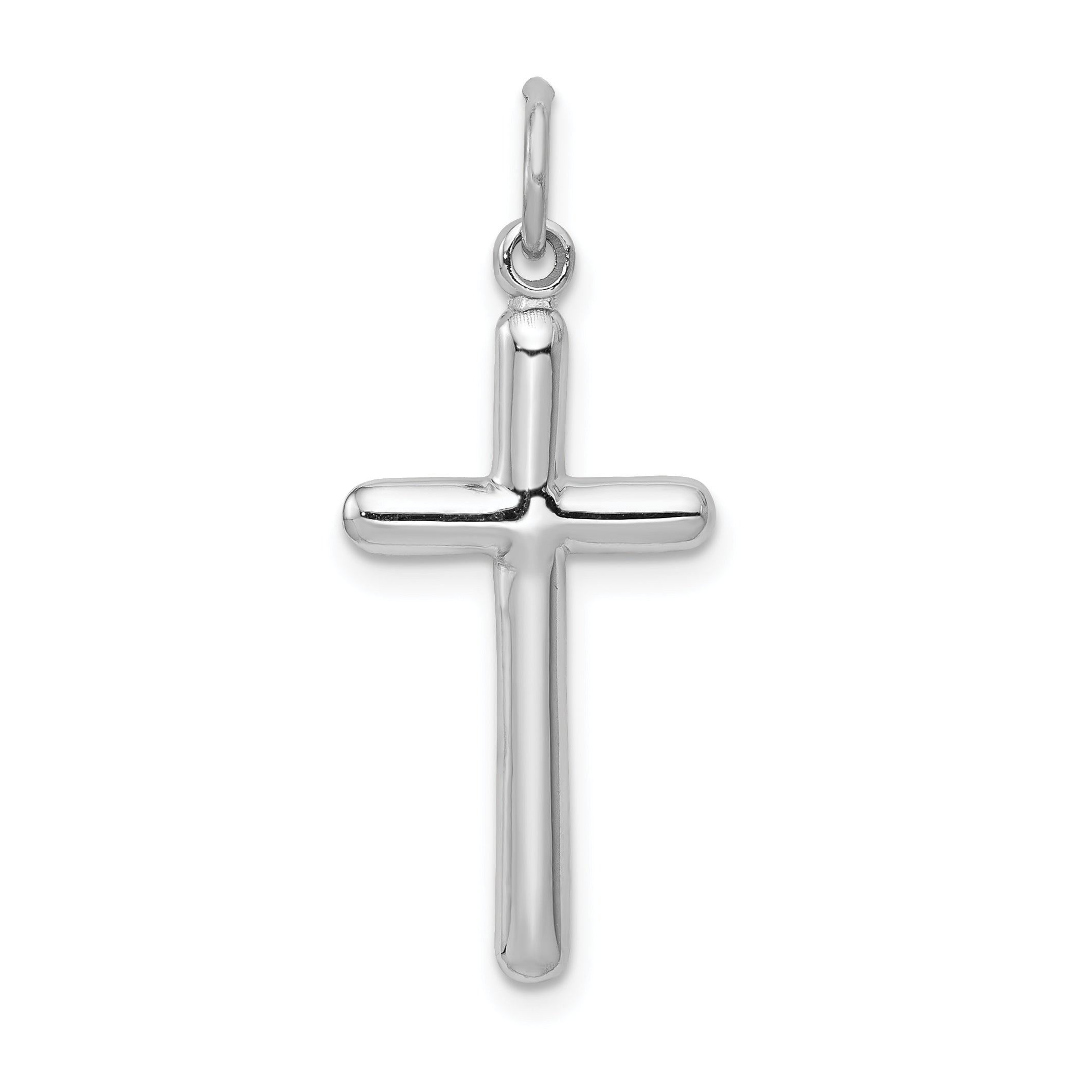 10k White Gold Cross Pendant Main image