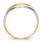 10K Tri-Color Open Fancy Ring