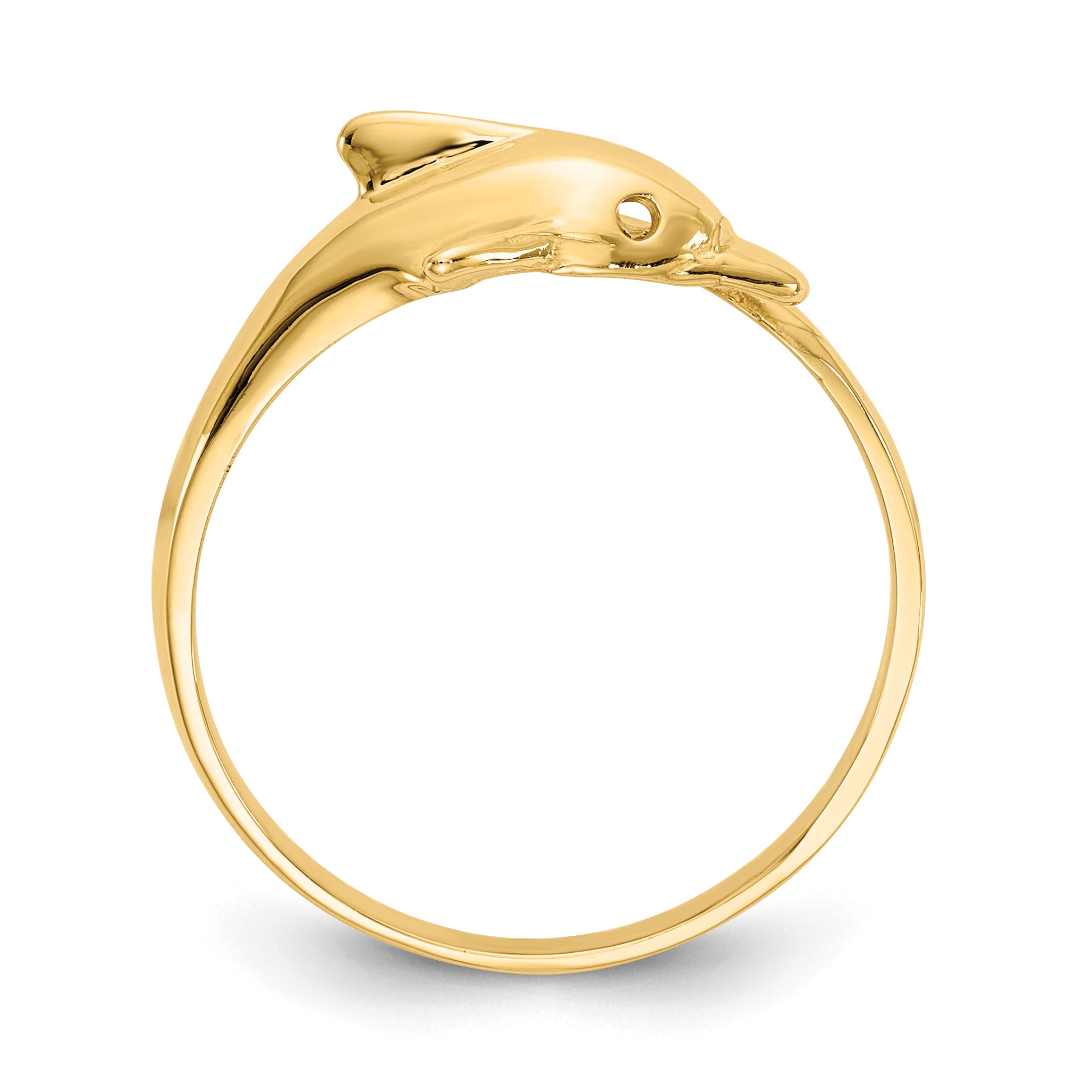 10k Dolphin Ring Secondary image