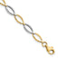 10K Two-tone D/C Bracelet