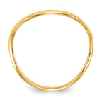 10K Wave Fashion Thumb Ring