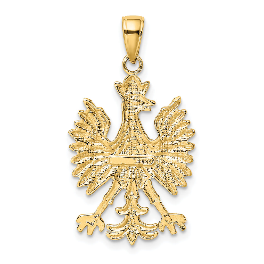10K Phoenix Mythological Bird Charm