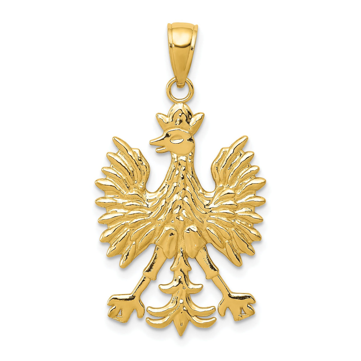 Phoenix Charm in 10K Yellow Gold - Sophia Jewelers Main image