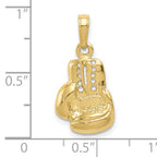 10K Lg Boxing Glove Charm