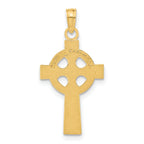 10k Celtic Cross w/Eternity Circle Pendant