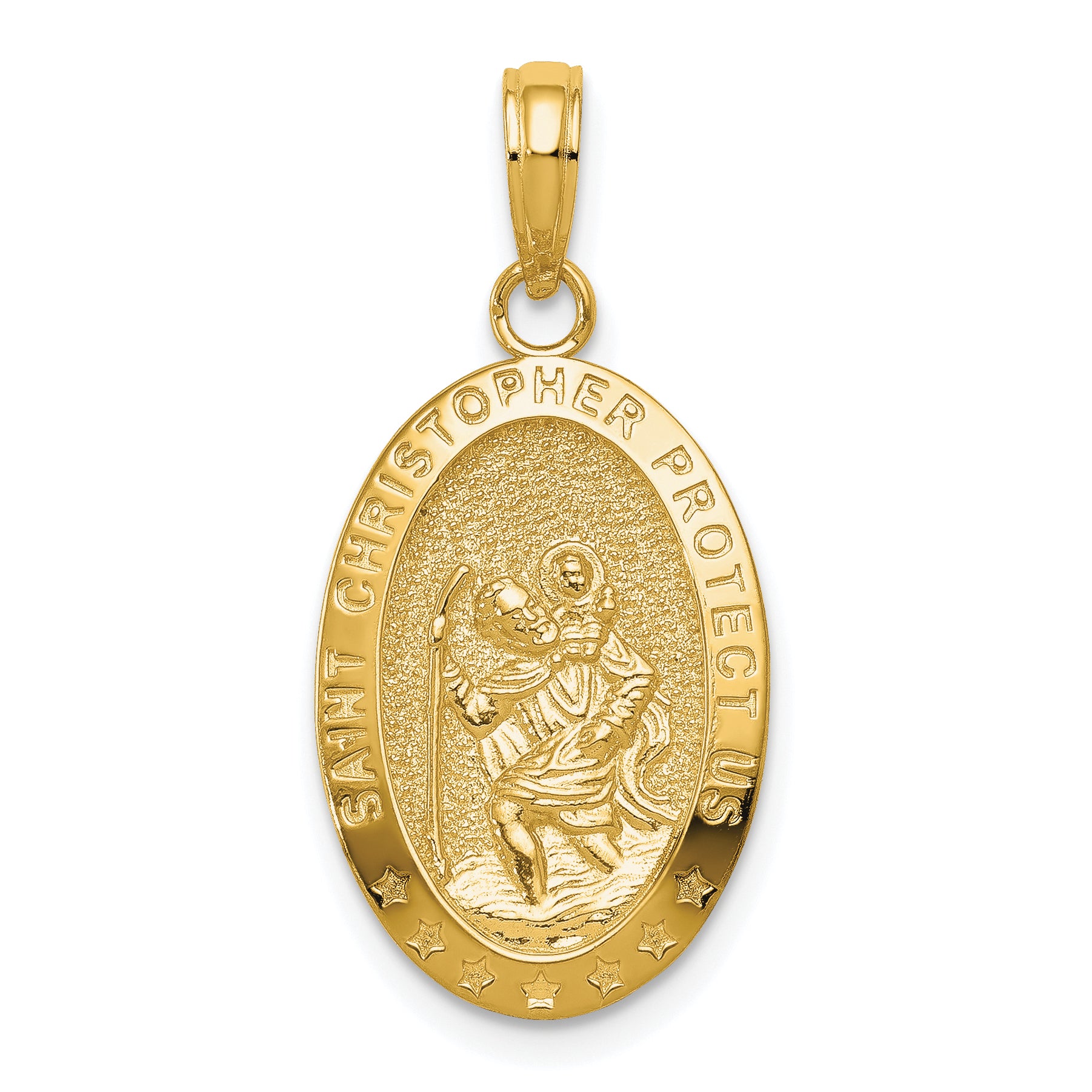 10k Saint Christopher Medal Pendant Main image