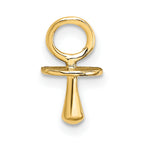 10K Gold Polished 3-D Pacifier Charm