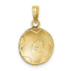 10K None Soccer Ball Charm - view 4