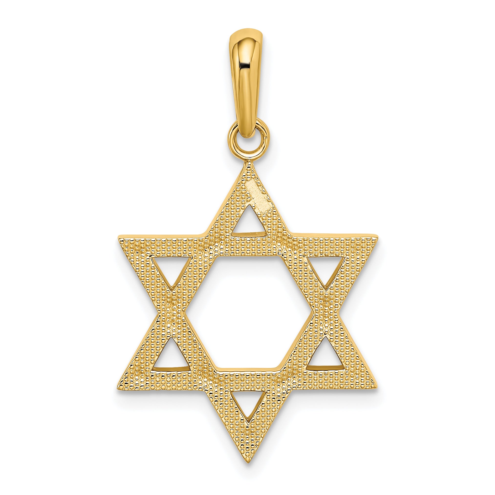 10K Star of David Pendant