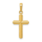 10K None Cross Pendant