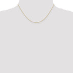 10K None 0.5mm Cable Chain Necklace - view 4