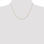 10K None 0.5mm Cable Chain Necklace - view 4