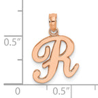 10K Polished R Script Initial Charm