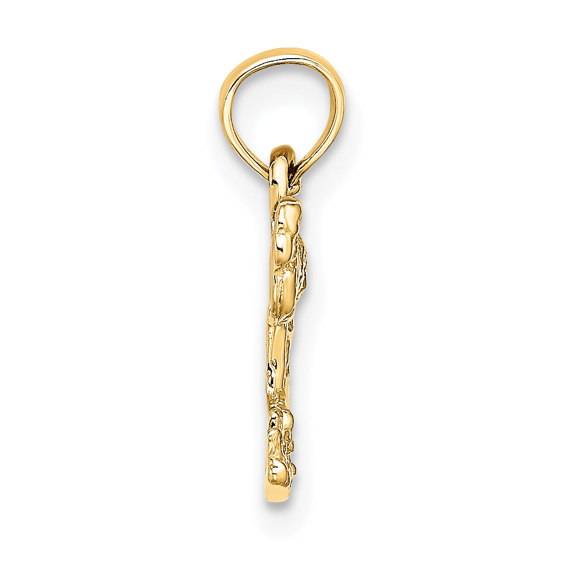 10K Mini Flamingo Charm Secondary image