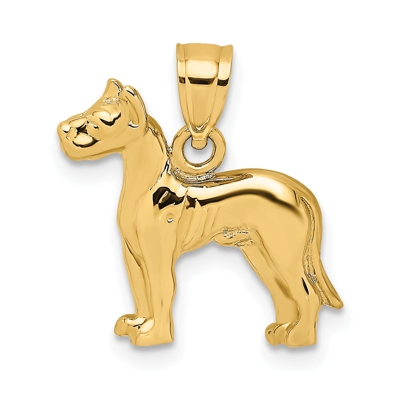 10K 2-D Great Dane Dog Charm Main image