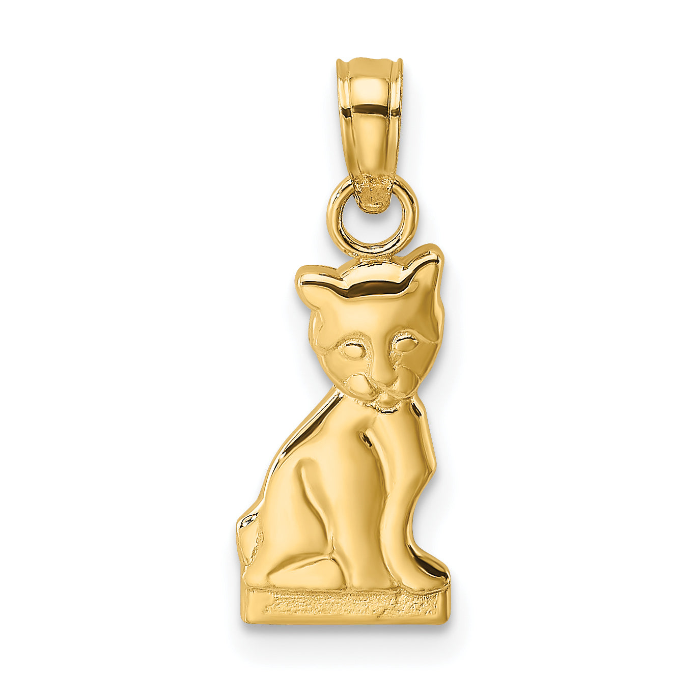 10k Mini Sitting Kitten Charm Main image
