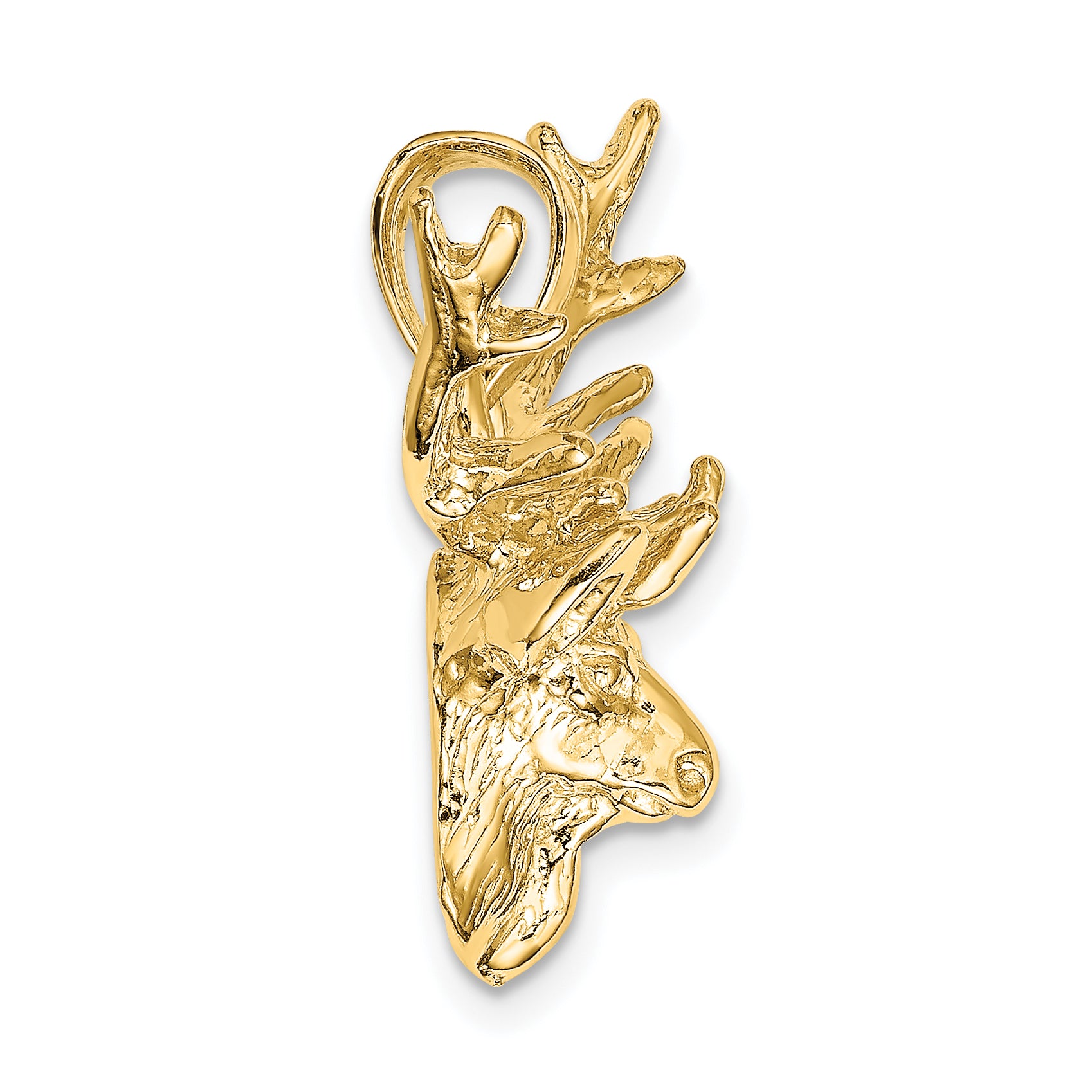 10K 2-D Deer Head 8 Point Buck Charm Secondary image