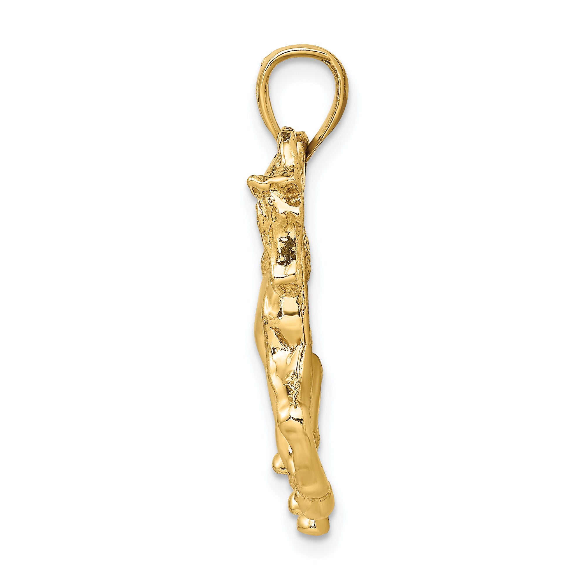 10K 2-D Horse Walking Charm Secondary image