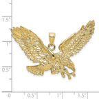 10K Eagle w/Beak Touching Claws Charm