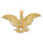 10K Eagle w/ Wings Spread Charm