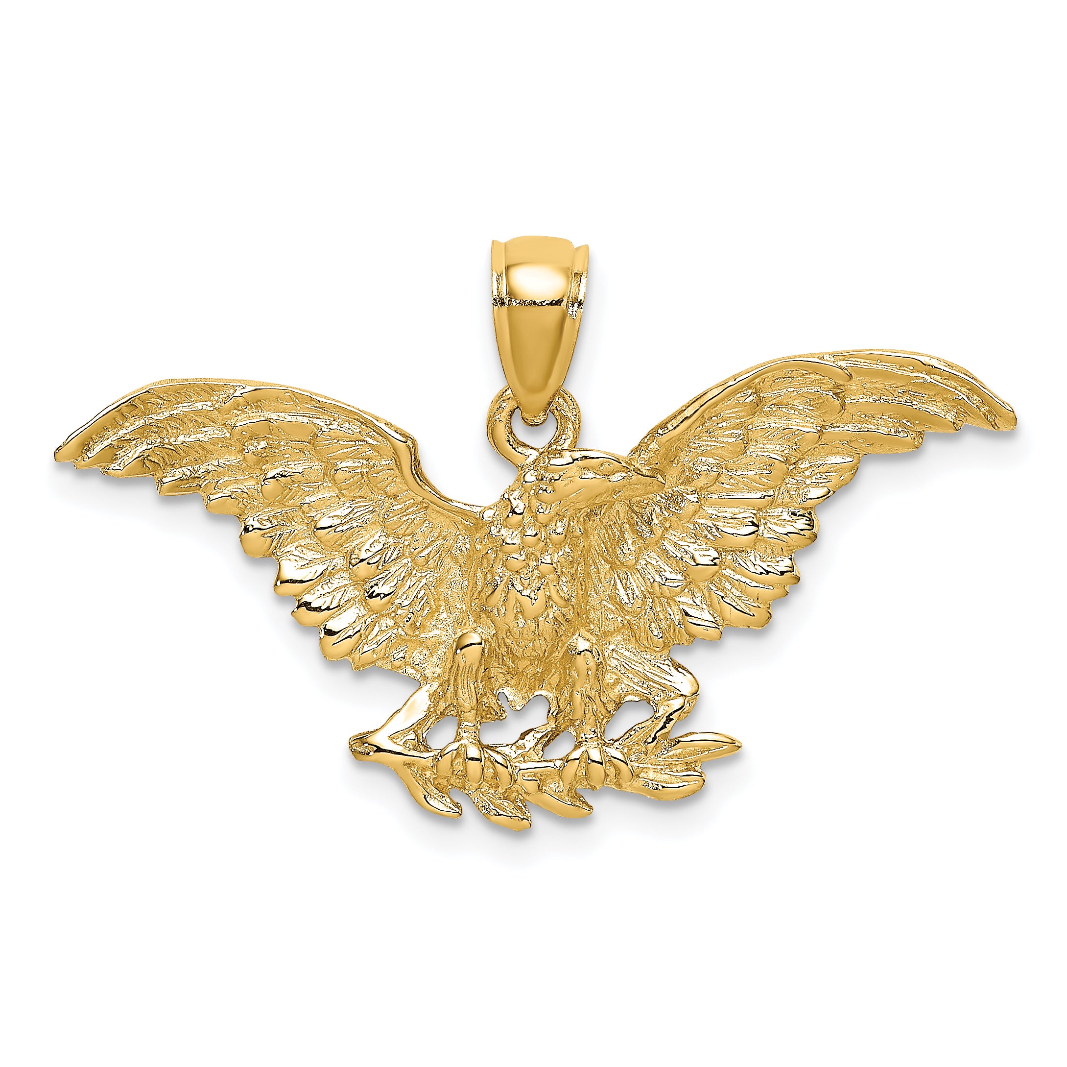 10K Eagle W/ Wings Spread Charm Main image