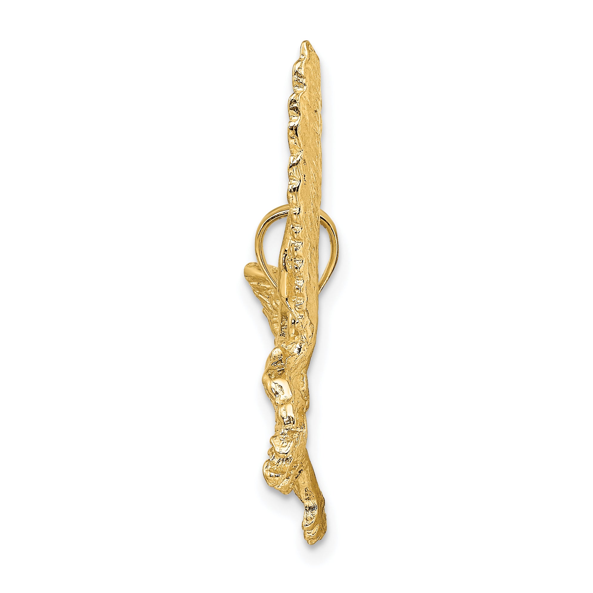 10KEagle w/Beak Touching Claws Charm Secondary image