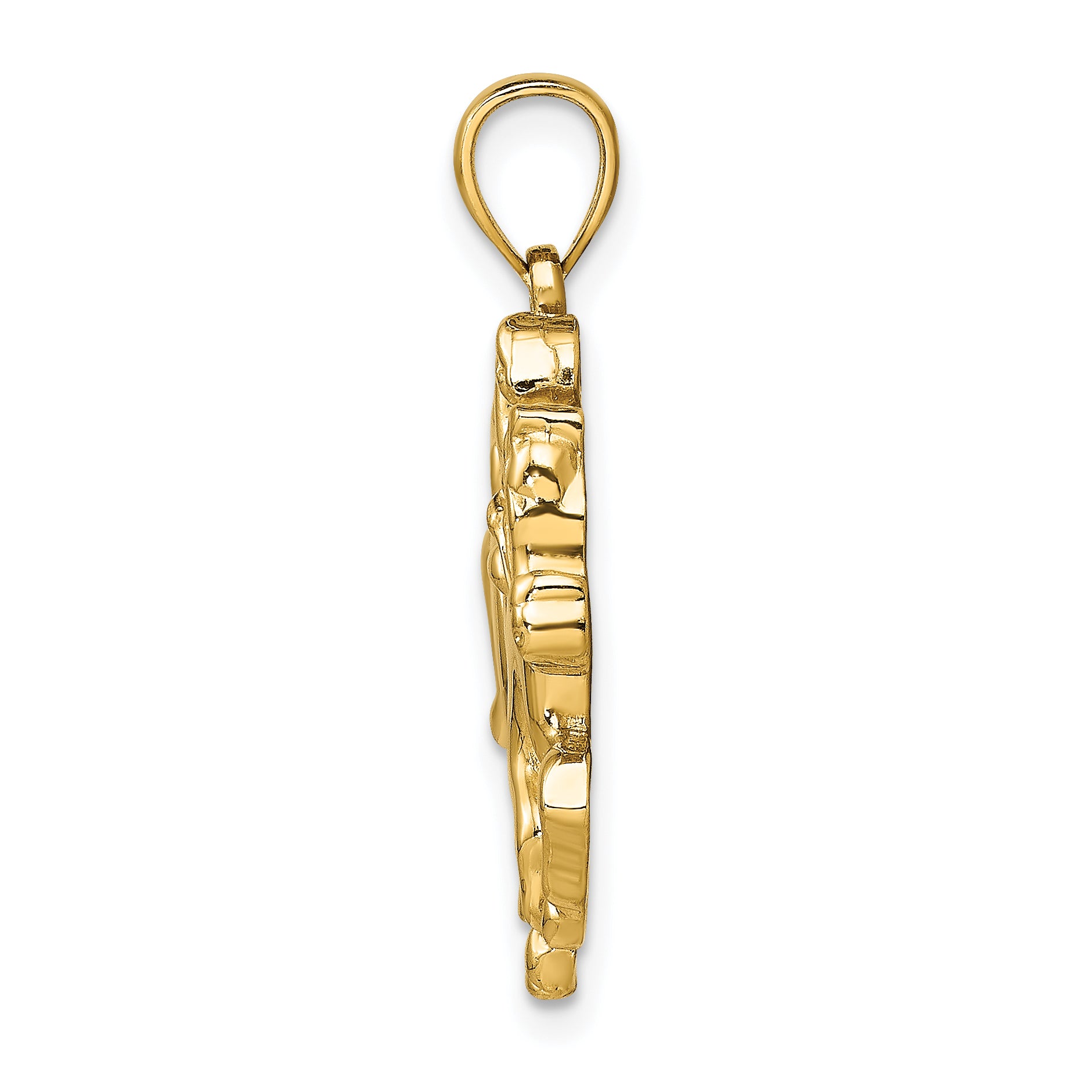 10K 2-D Jockey on Horse Charm Secondary image