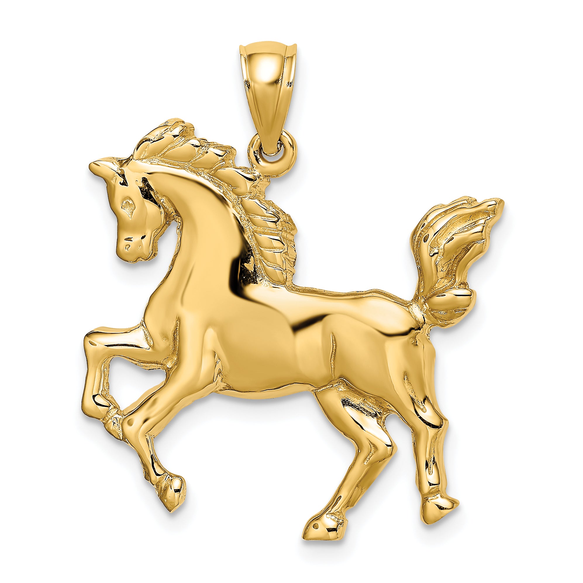 10K 2-D Horse Charm Main image