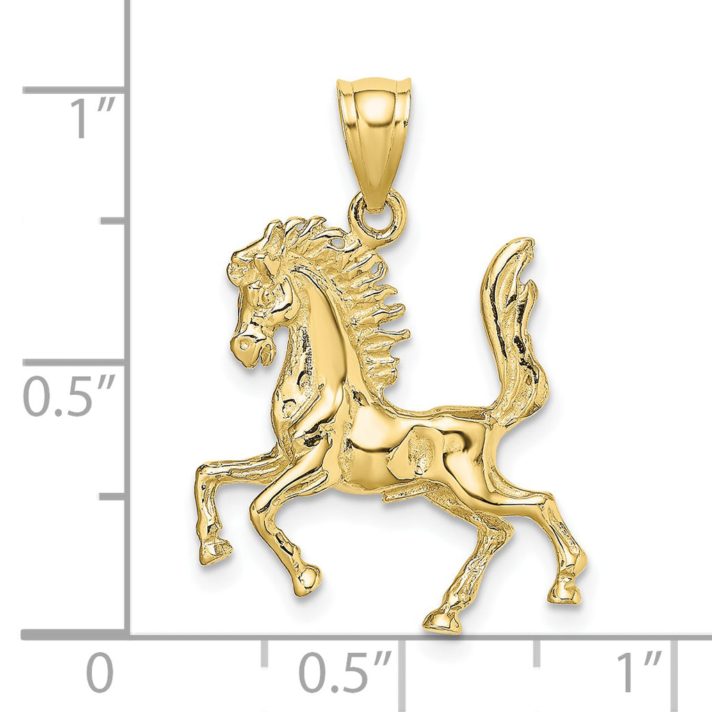 10K 3-D Horse Charm