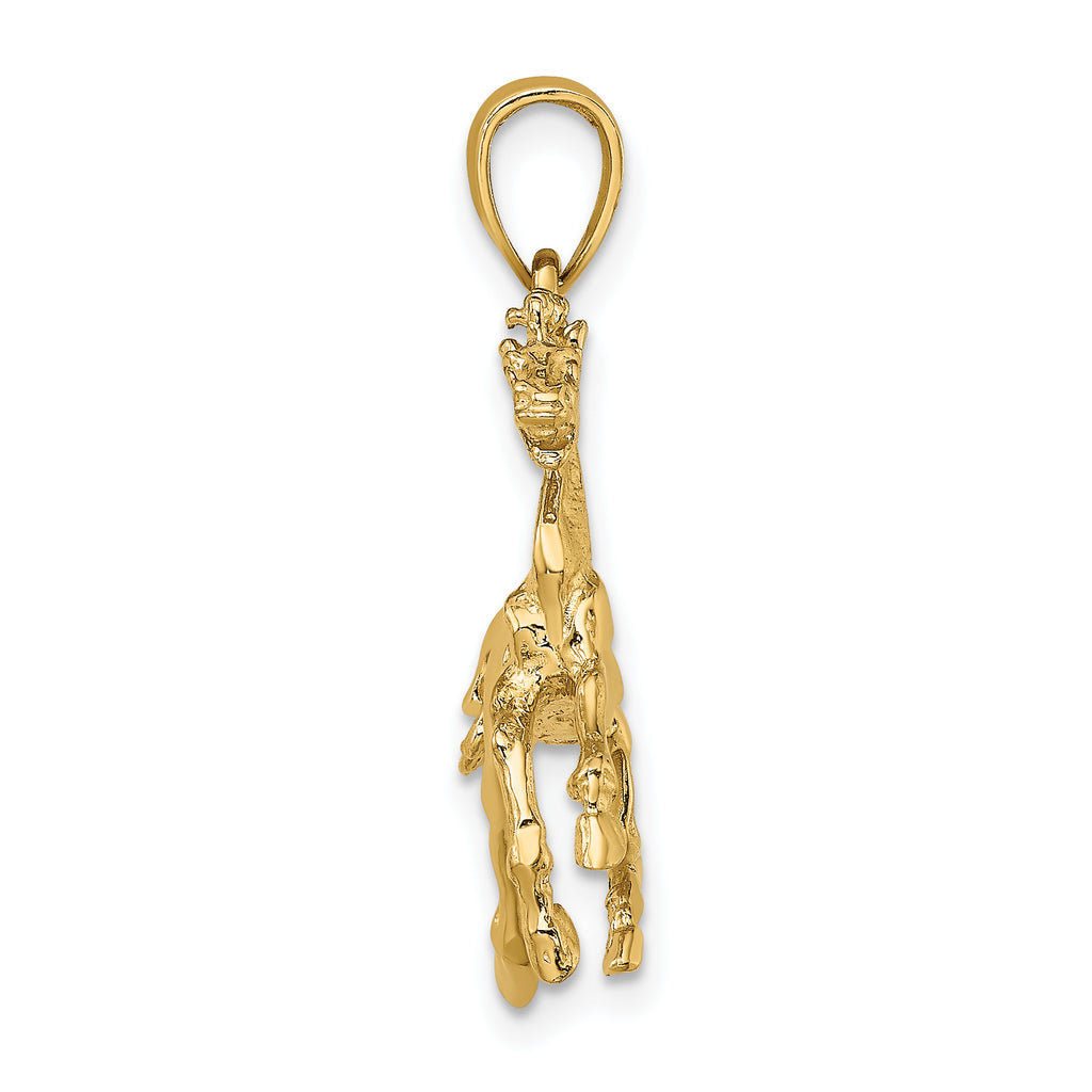 10K 3-D Horse Trotting Charm