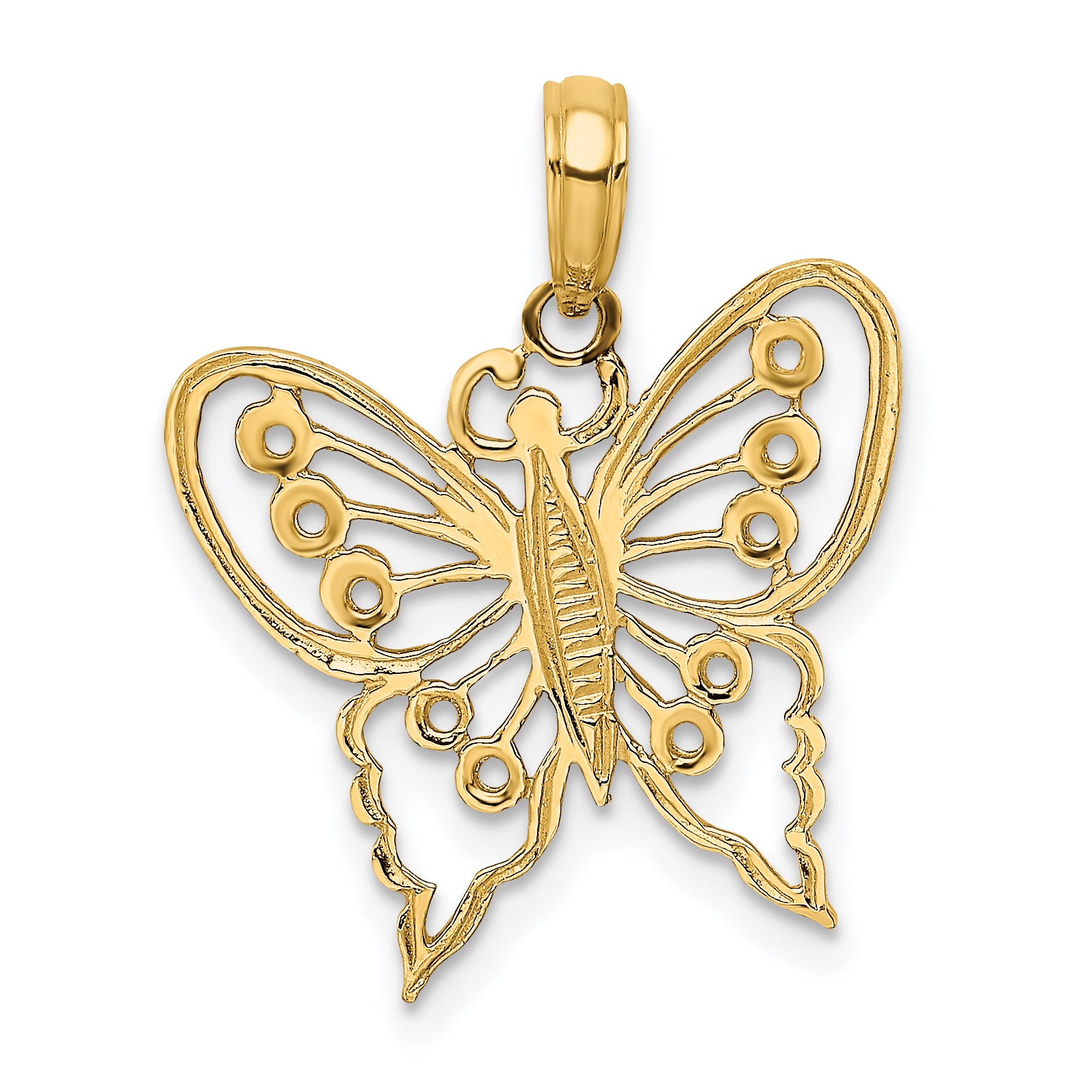 10K Cut-Out Butterfly Charm Main image
