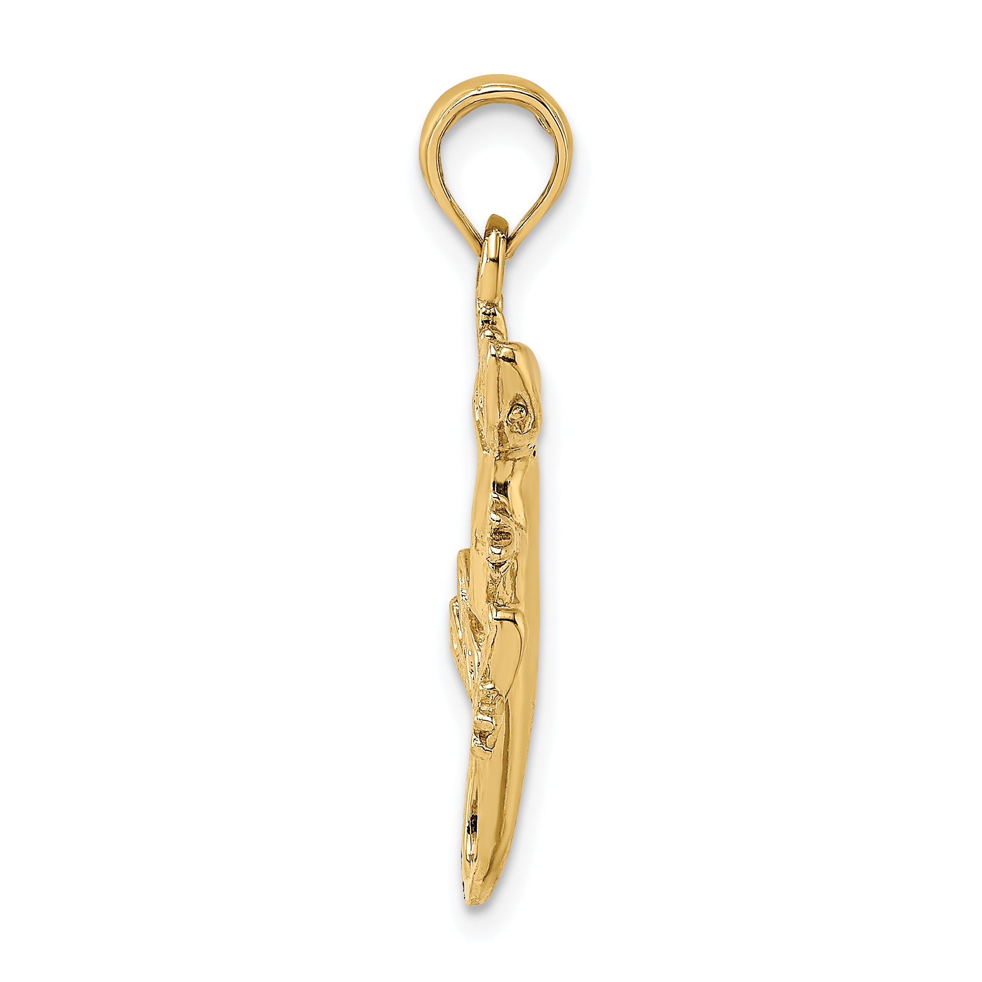 10K 2-D Gecko Charm Secondary image