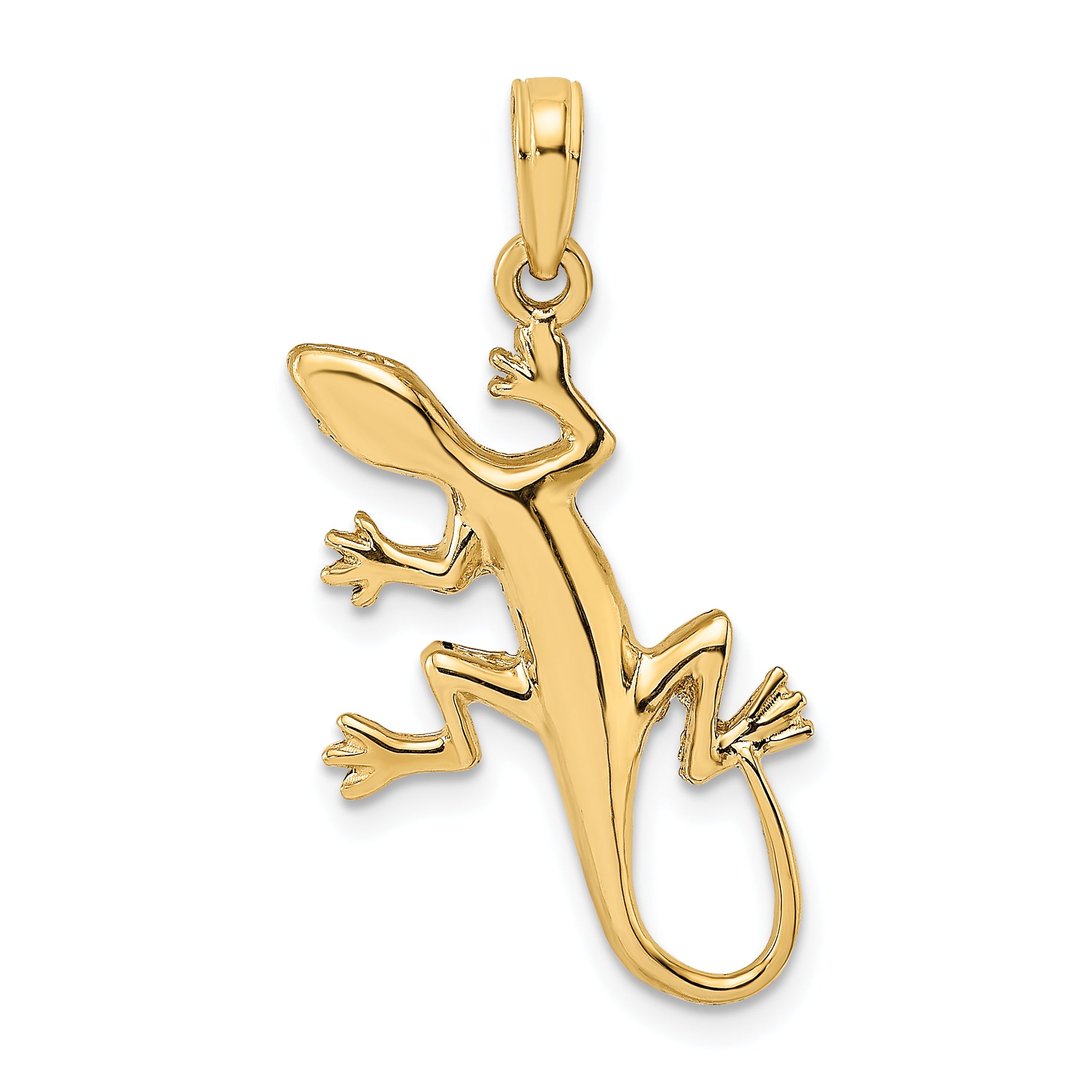 10K 2-D Gecko Charm Main image