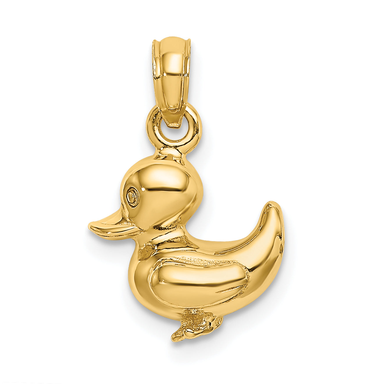 10K 3-D Duckling Charm Main image
