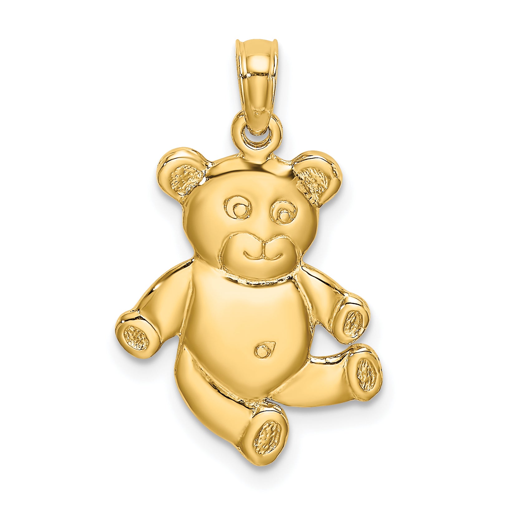 10k Reversible Teddy Bear Charm Main image