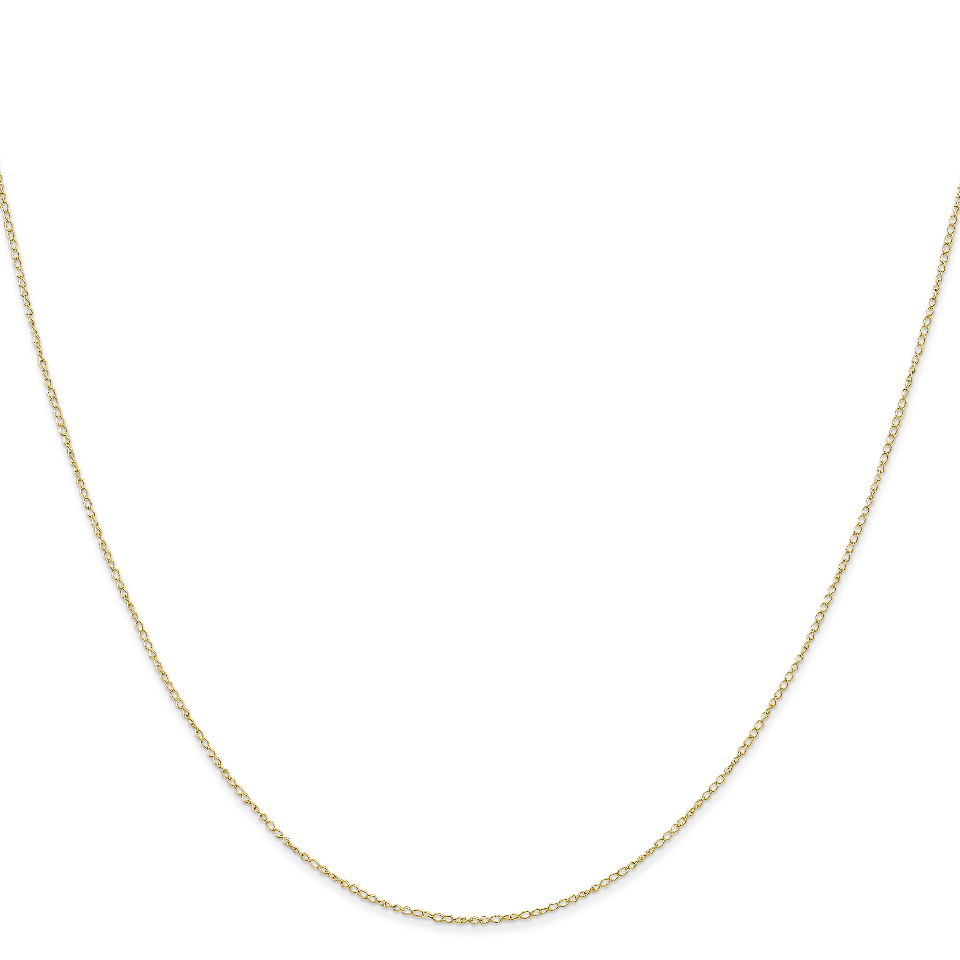 Curb Chain Necklace in 10K Yellow Gold Secondary image