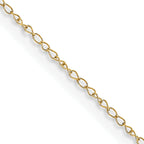 10k .42mm Carded Curb Chain