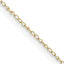 10k .42mm Carded Curb Chain