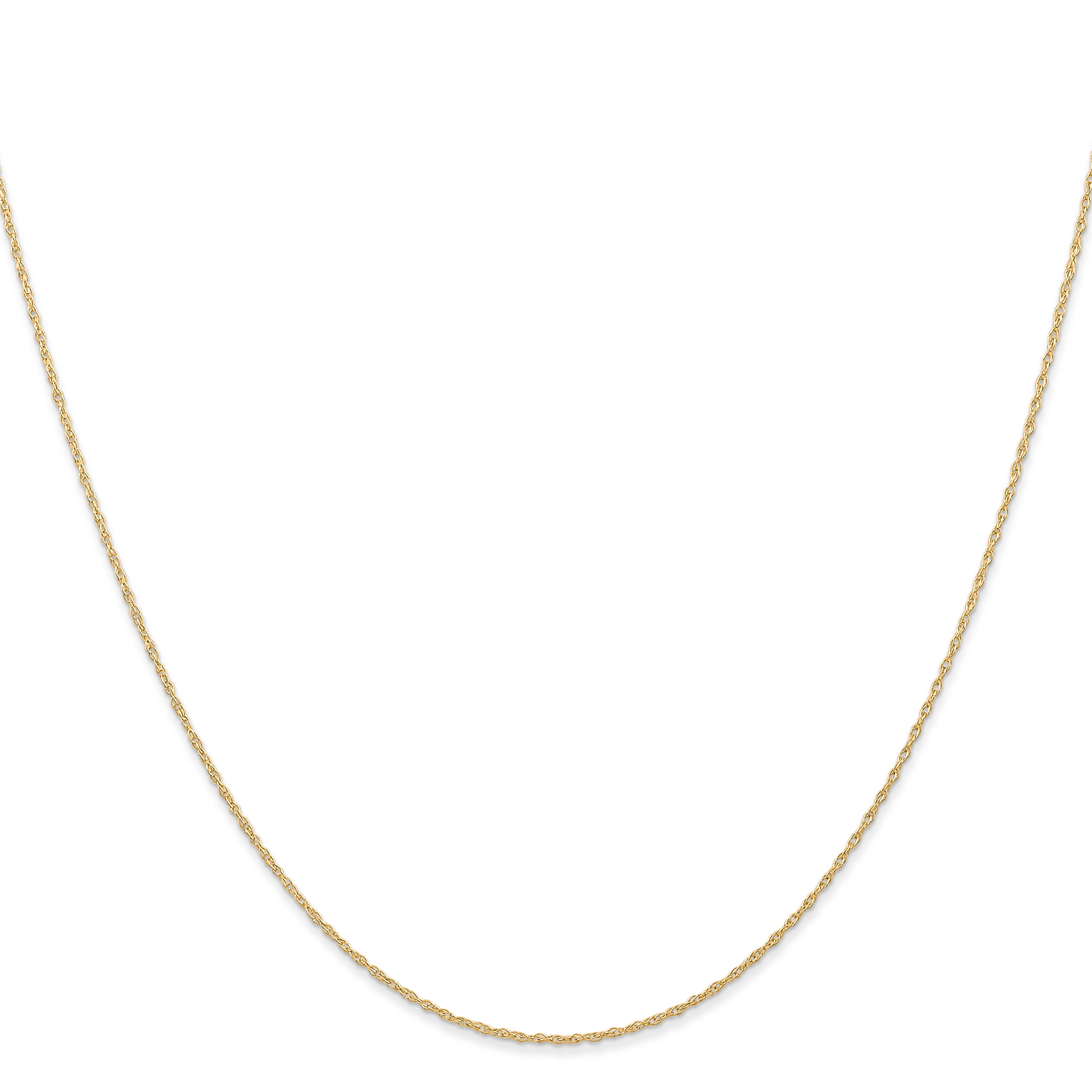 Rope Chain Necklace in 10K Yellow Gold Secondary image