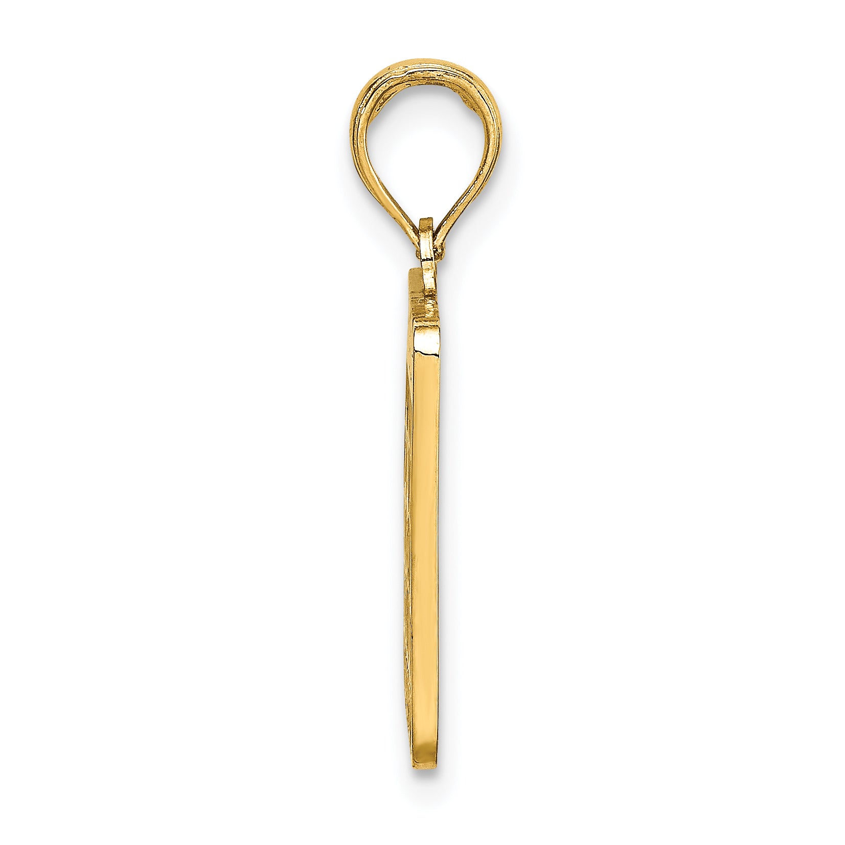 10K w/ Enamel Bingo Card Charm