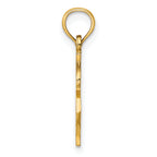 10K Dollar Sign Charm