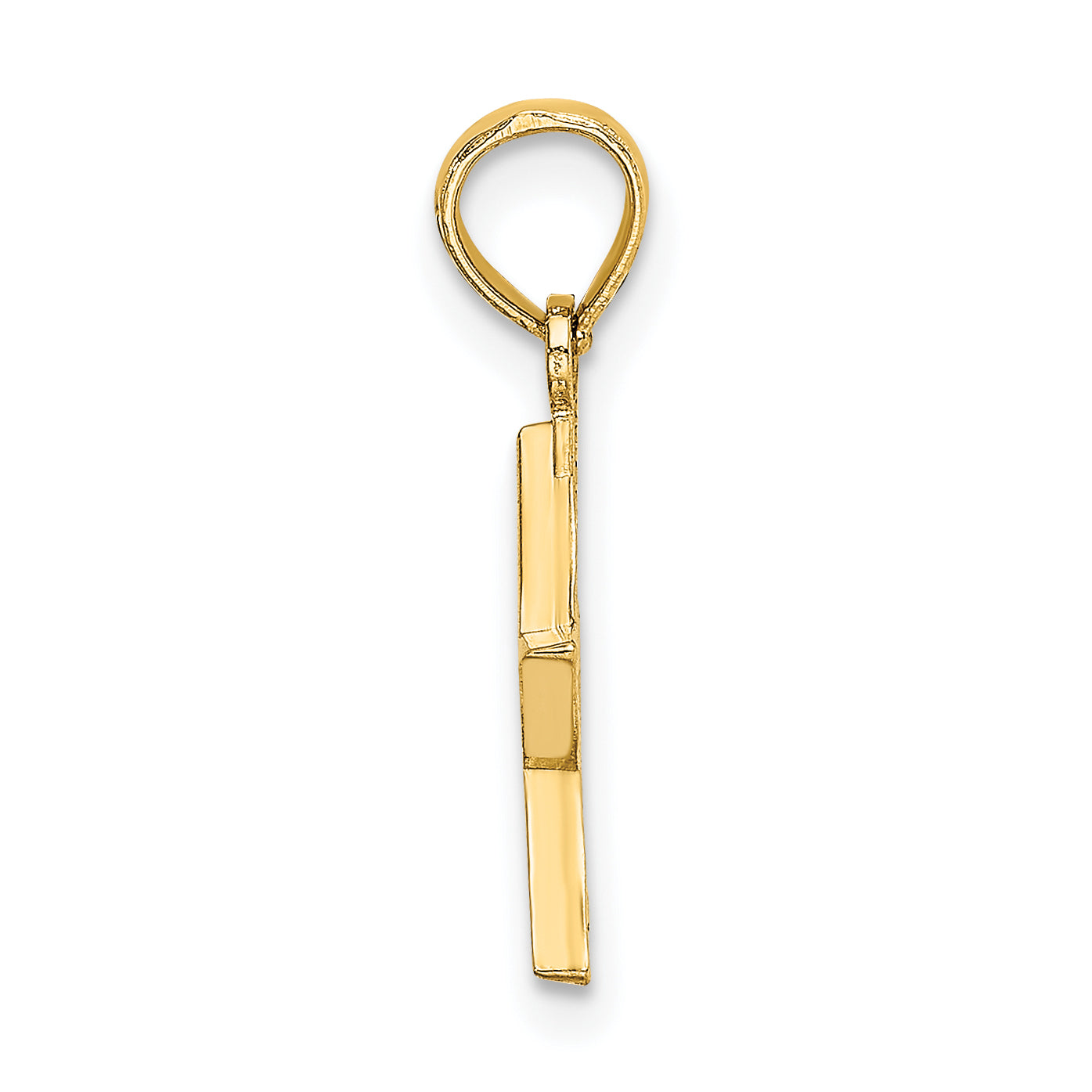 10K Yellow Gold Cut-out Star Charm Secondary image