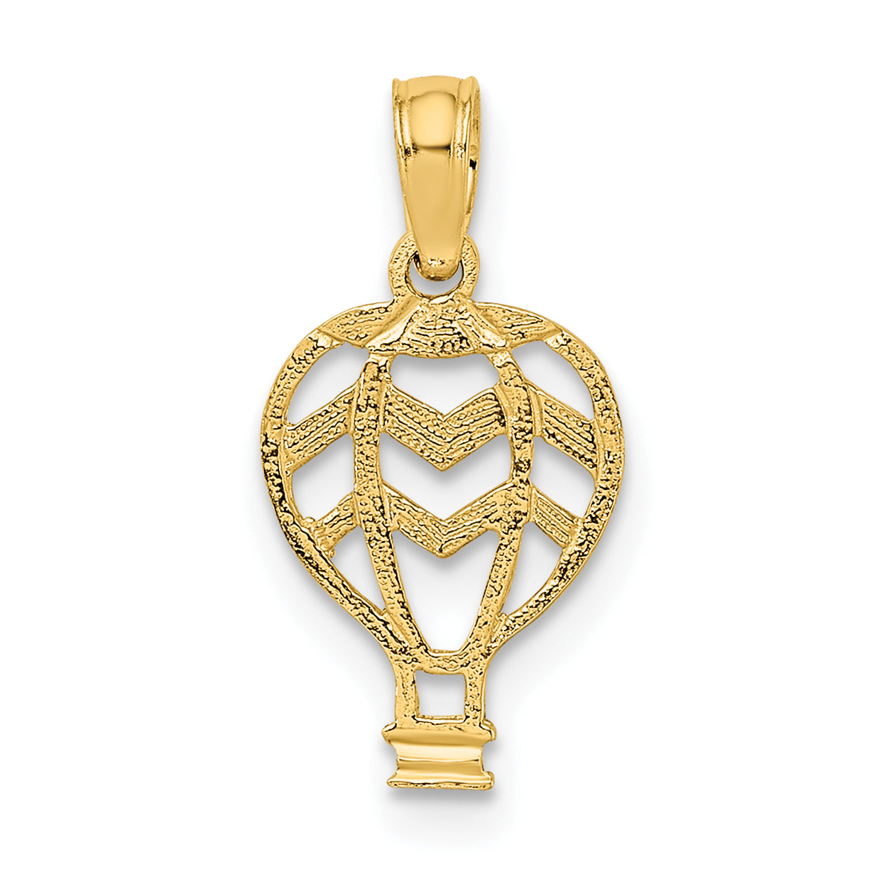 10K Cut-Out Flat Hot Air Balloon Charm Main image