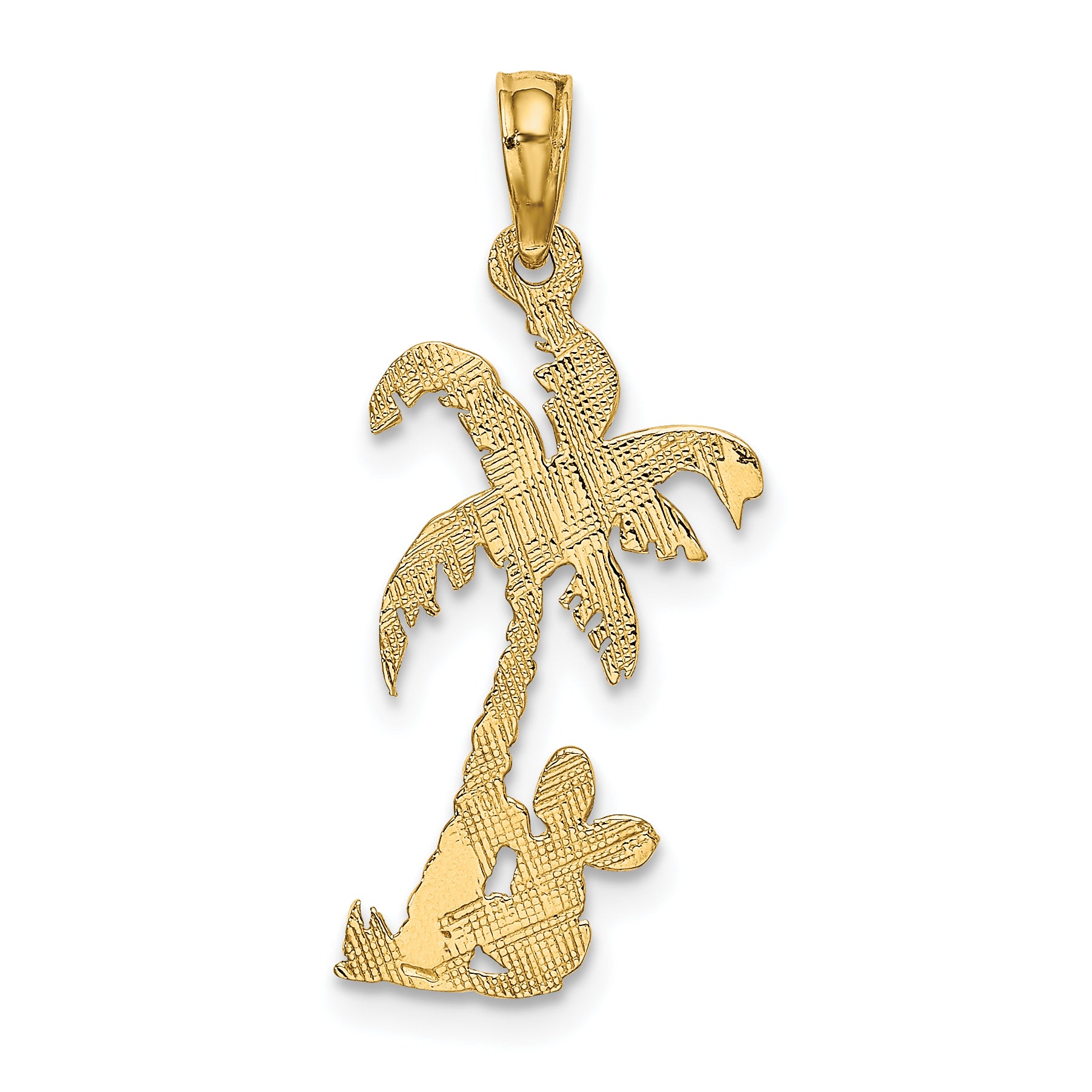 10K Palm Tree w/ Cactus Charm