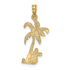10K Palm Tree w/ Cactus Charm